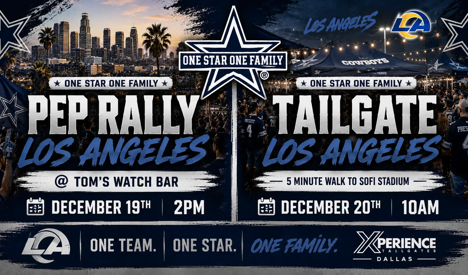 One Star One Family -Cowboys LA Takeover