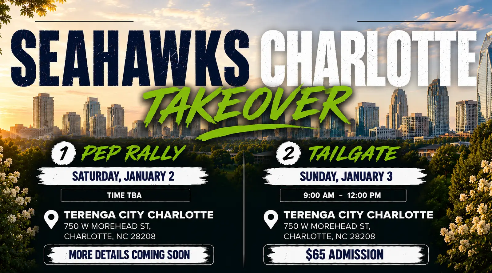 Seahawks Charlotte Takeover