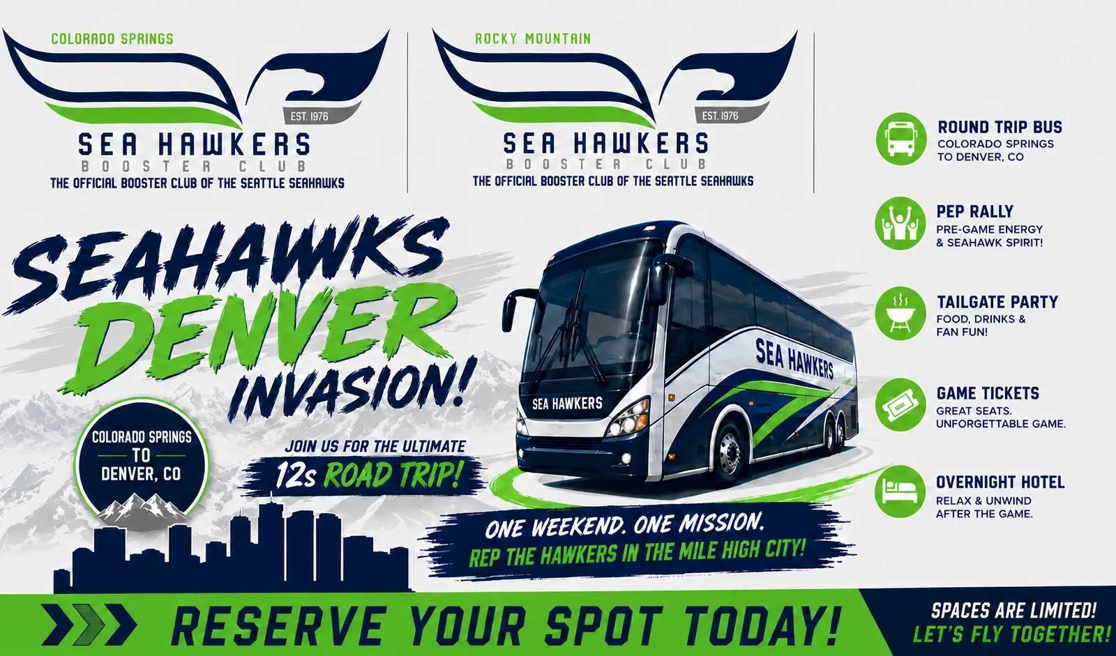 Sea Hawkers Denver Invasion