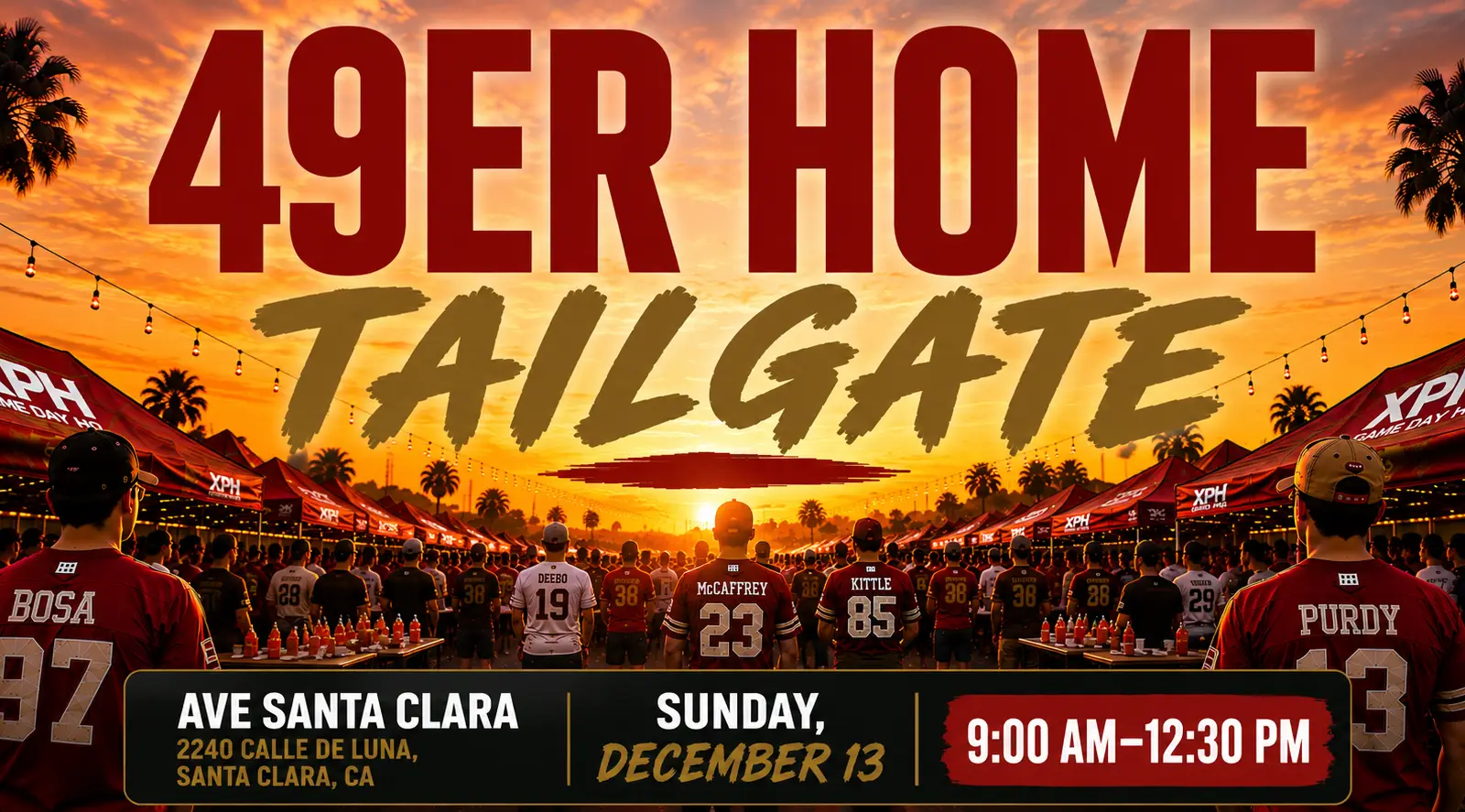 Xperience Tailgate; 49ers vs Rams