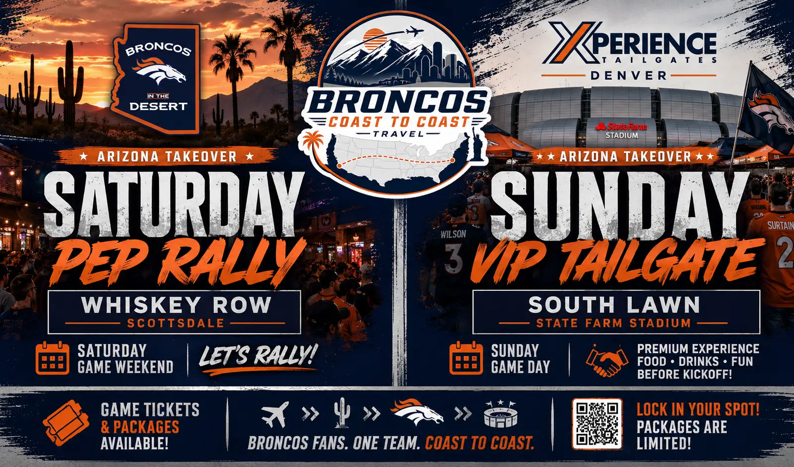 Broncos Coast 2 Coast Arizona Tailgate - Hosted by Broncos in the Desert