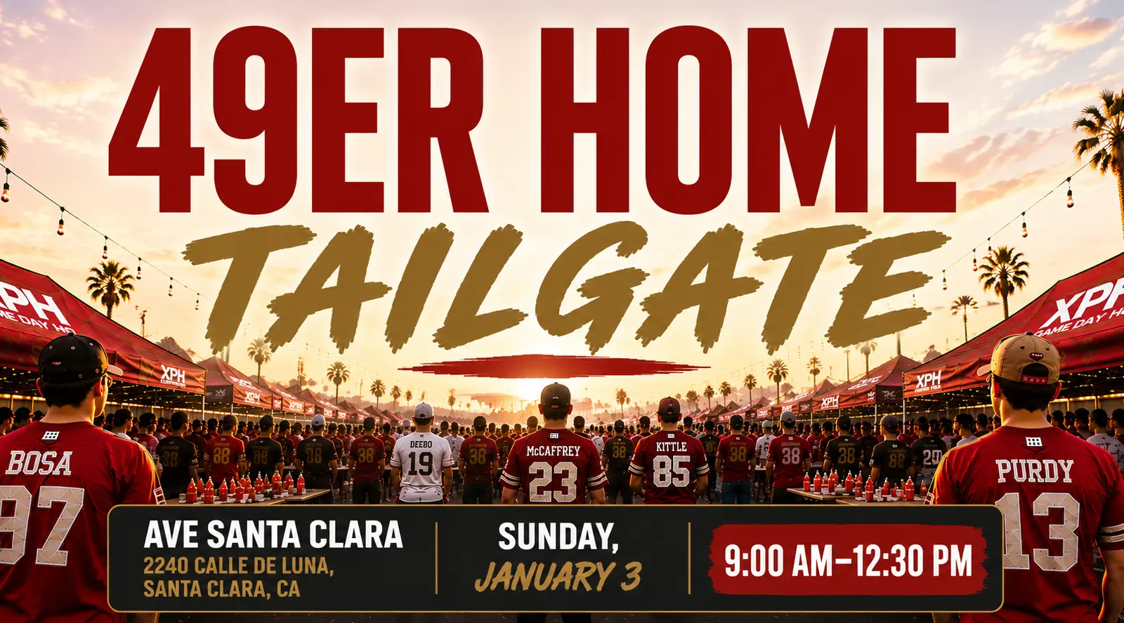 Xperience Tailgate; 49ers vs Eagles