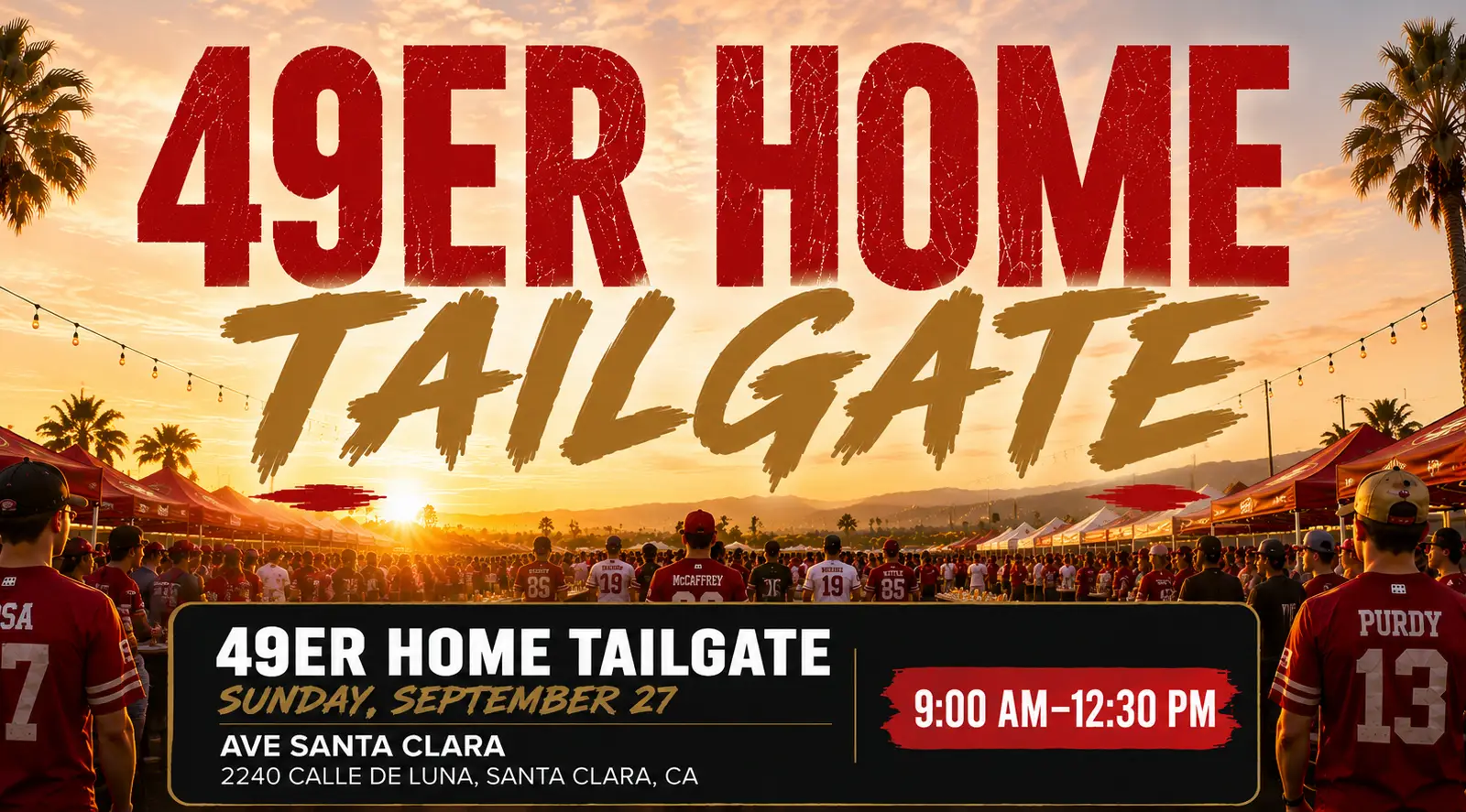 Xperience Tailgate; 49ers vs Cardinals