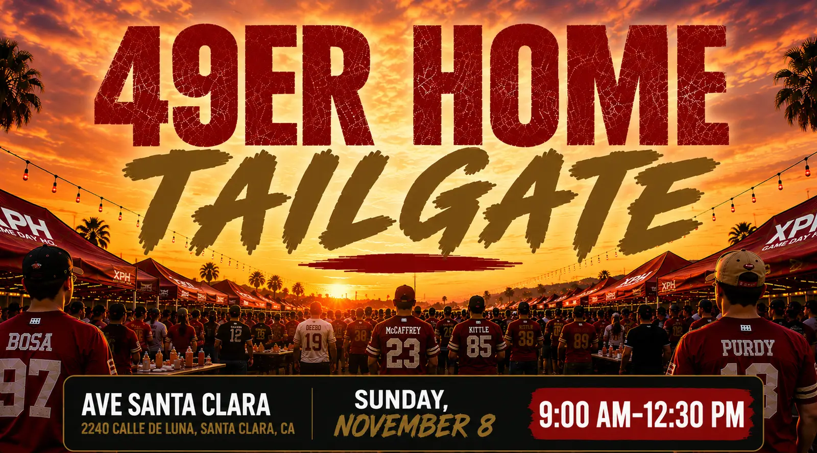 Xperience Tailgate; 49ers vs Raiders