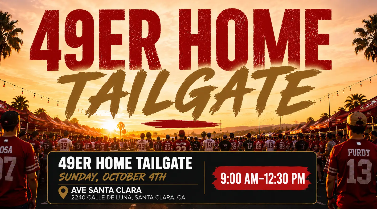 Xperience Tailgate; 49ers vs Broncos