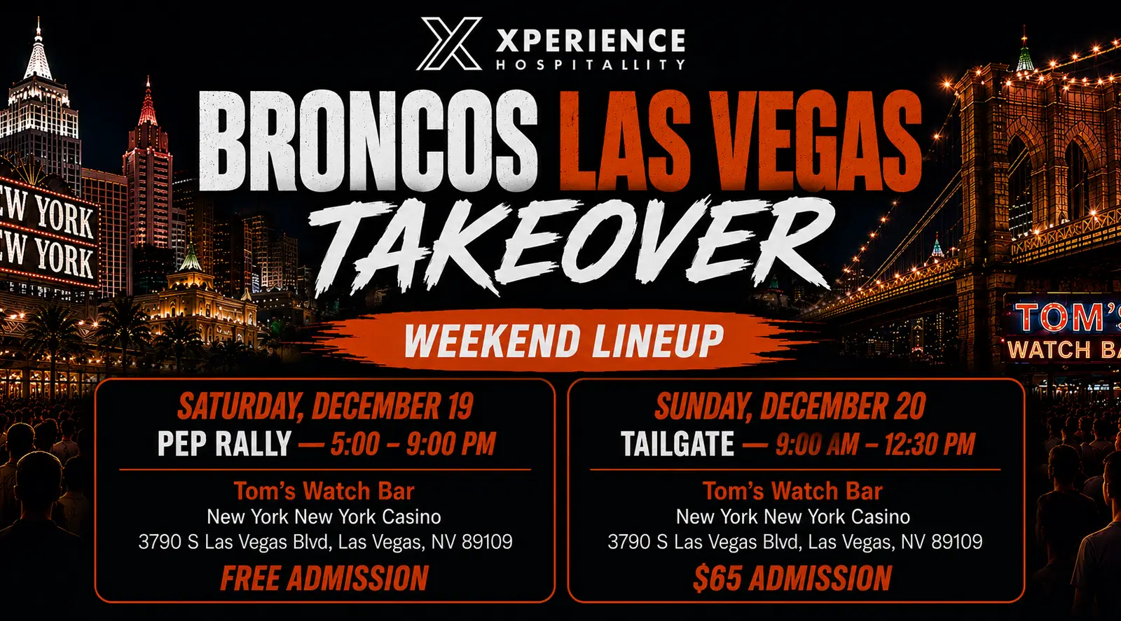 Broncos Las Vegas Takeover