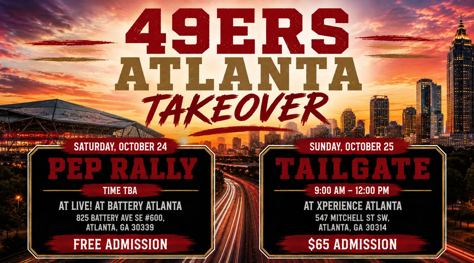 49ers Atlanta Takeover