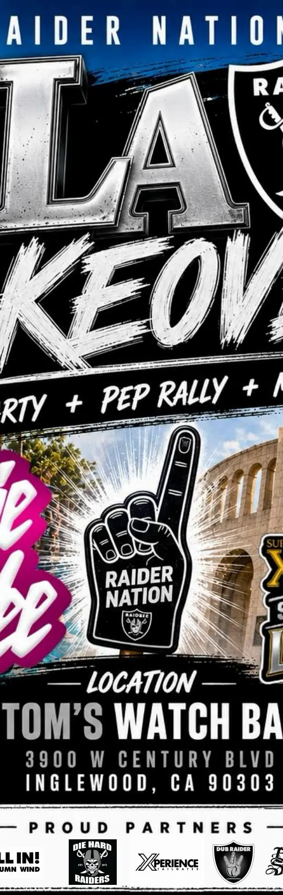 Die Hard Raiders LA Takeover