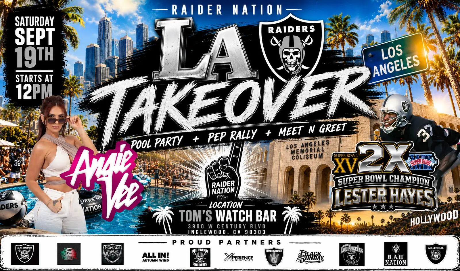 Die Hard Raiders LA Takeover