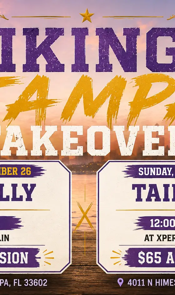 VWO Vikings Tailgate — Tampa Bay Buccaneers
