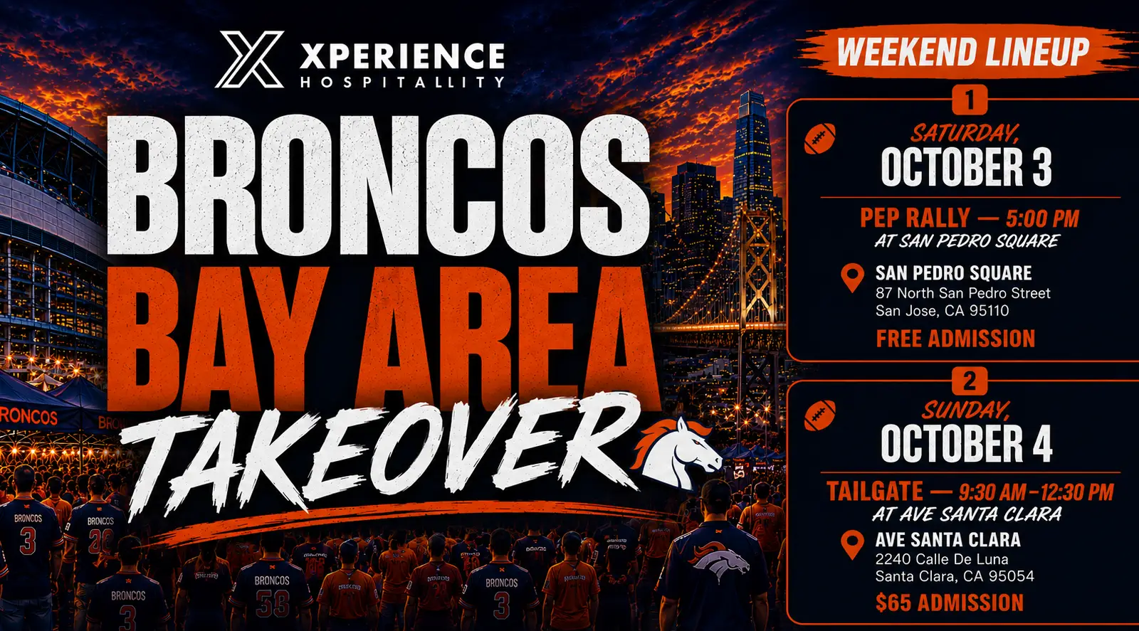 Broncos Bay Area Takeover