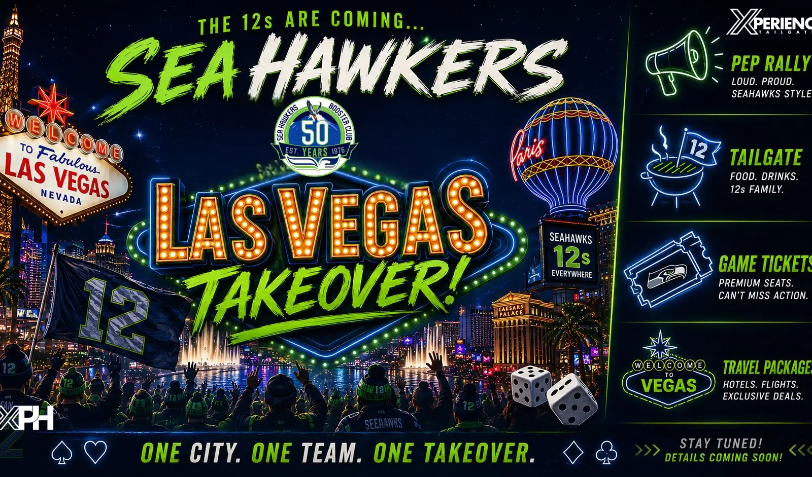 Seahawks Las Vegas Invasion Pep Rally